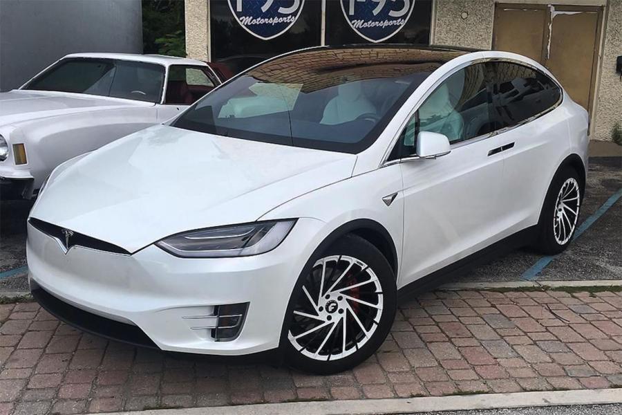 Tesla Model X on Forgiato Wheels (Ventoso-M) '2017